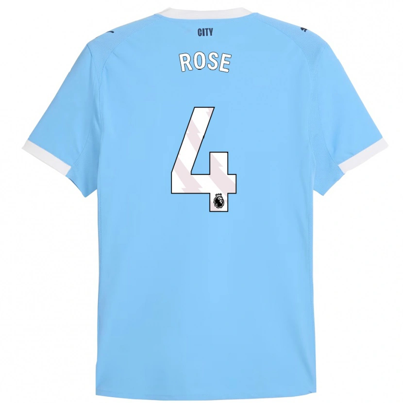 Danxen Mænd Jade Rose #4 Himmelblå Hvid Hjemmebane Spillertrøjer 2025/26 Trøje T-Shirt