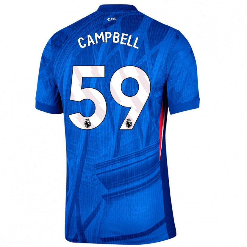 Danxen Mænd Harrison Murray-Campbell #59 Blå Hvid Hjemmebane Spillertrøjer 2025/26 Trøje T-Shirt