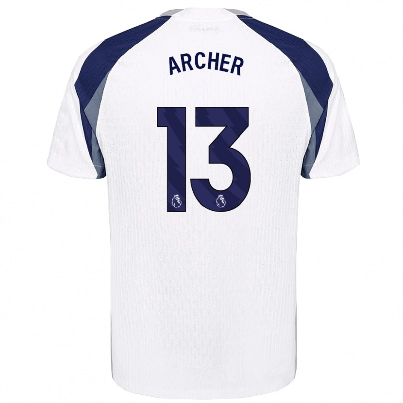 Danxen Mænd Samual Archer #13 Hvid Navy Hjemmebane Spillertrøjer 2025/26 Trøje T-Shirt