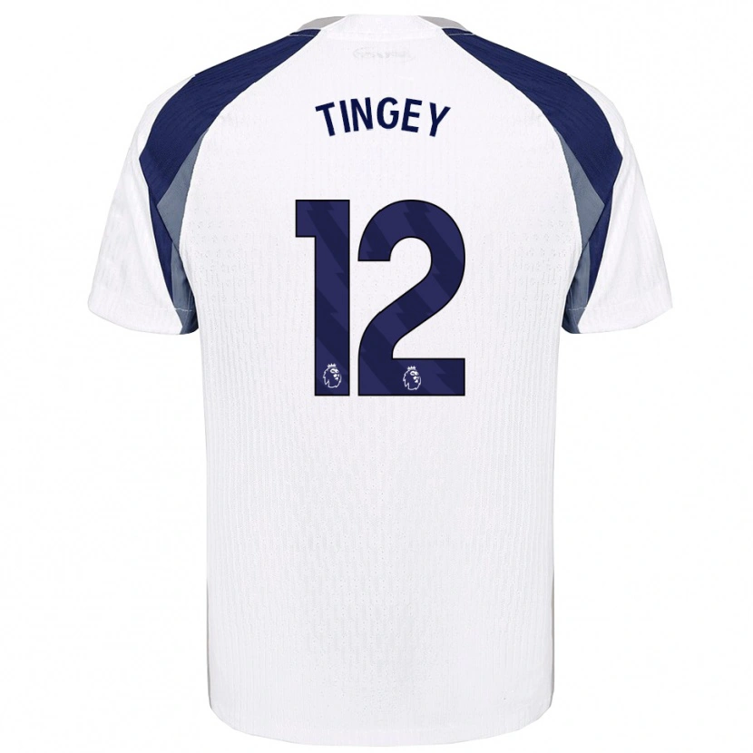 Danxen Mænd Tyler Tingey #12 Hvid Navy Hjemmebane Spillertrøjer 2025/26 Trøje T-Shirt