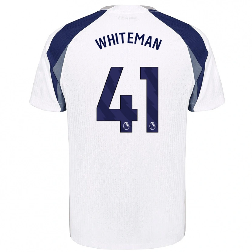 Danxen Mænd Alfie Whiteman #41 Hvid Navy Hjemmebane Spillertrøjer 2025/26 Trøje T-Shirt