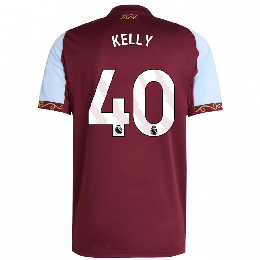 Danxen Mænd Soffia Kelly #40 Bourgogne Himmelblå Hjemmebane Spillertrøjer 2025/26 Trøje T-Shirt
