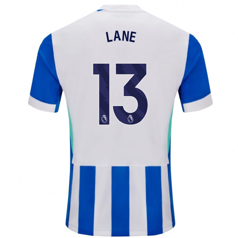 Danxen Mænd Darius Lane #13 Blå Hvid Hjemmebane Spillertrøjer 2025/26 Trøje T-Shirt