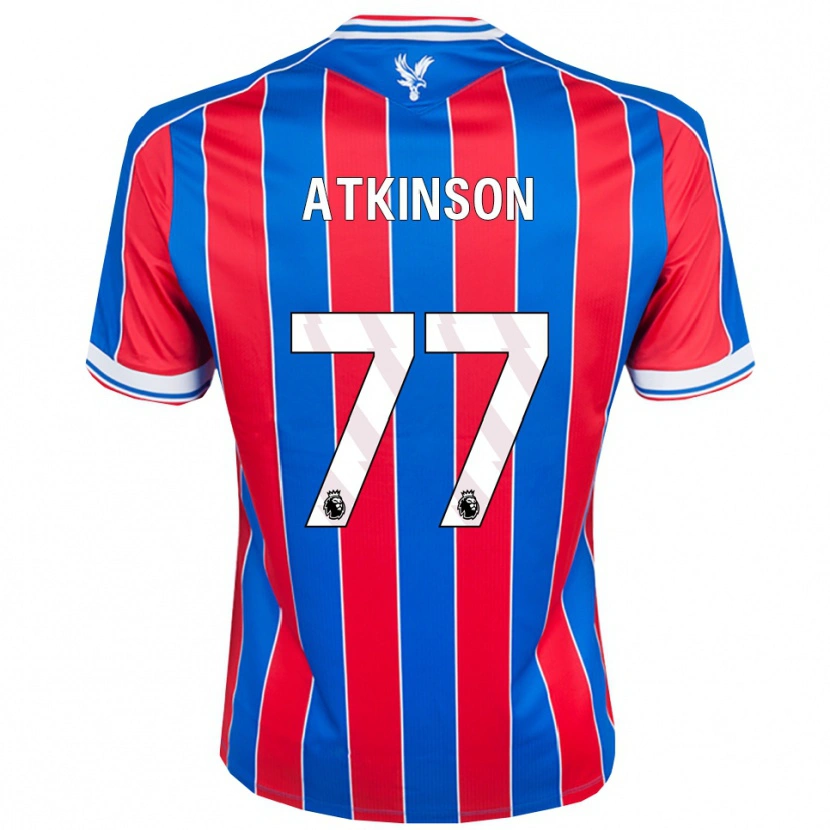 Danxen Mænd Isibeal Atkinson #77 Blå Rød Hvid Hjemmebane Spillertrøjer 2025/26 Trøje T-Shirt