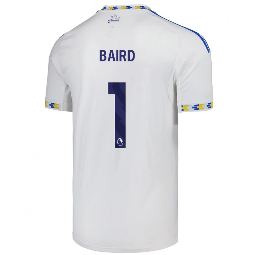 Danxen Mænd Alex Baird #1 Hvid Blå Hjemmebane Spillertrøjer 2025/26 Trøje T-Shirt