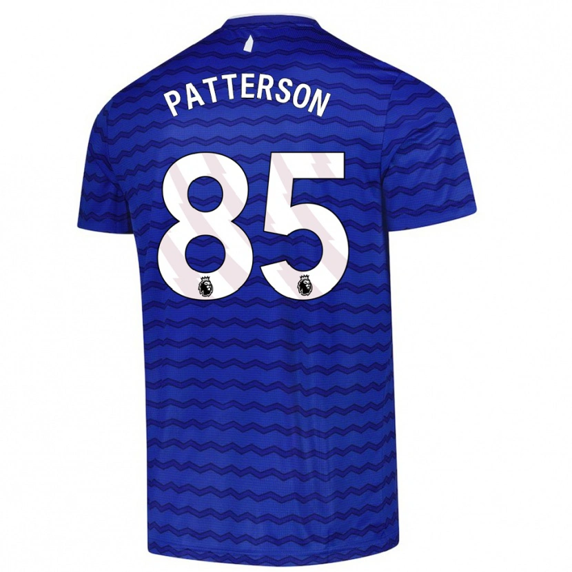 Danxen Mænd Jack Patterson #85 Blå Navy Hjemmebane Spillertrøjer 2025/26 Trøje T-Shirt