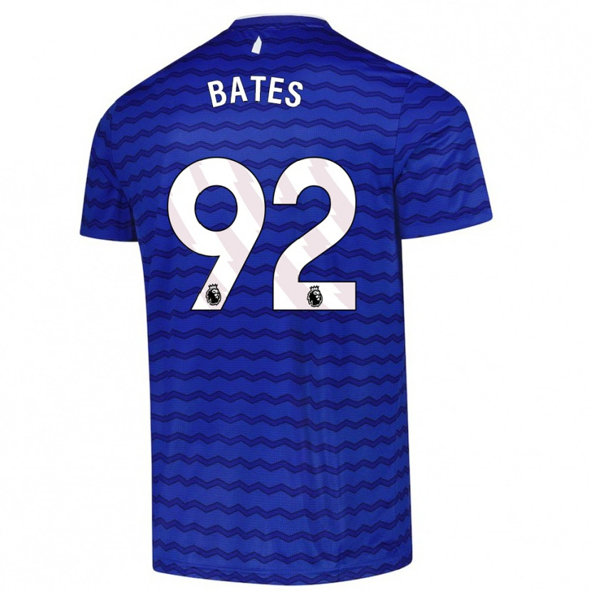Danxen Mænd Callum Bates #92 Blå Navy Hjemmebane Spillertrøjer 2025/26 Trøje T-Shirt