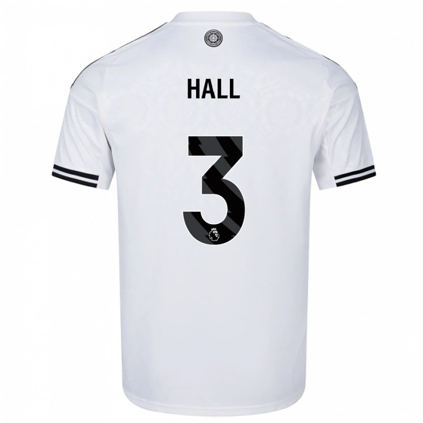 Danxen Mænd Marcell Hall #3 Hvid Sort Hjemmebane Spillertrøjer 2025/26 Trøje T-Shirt