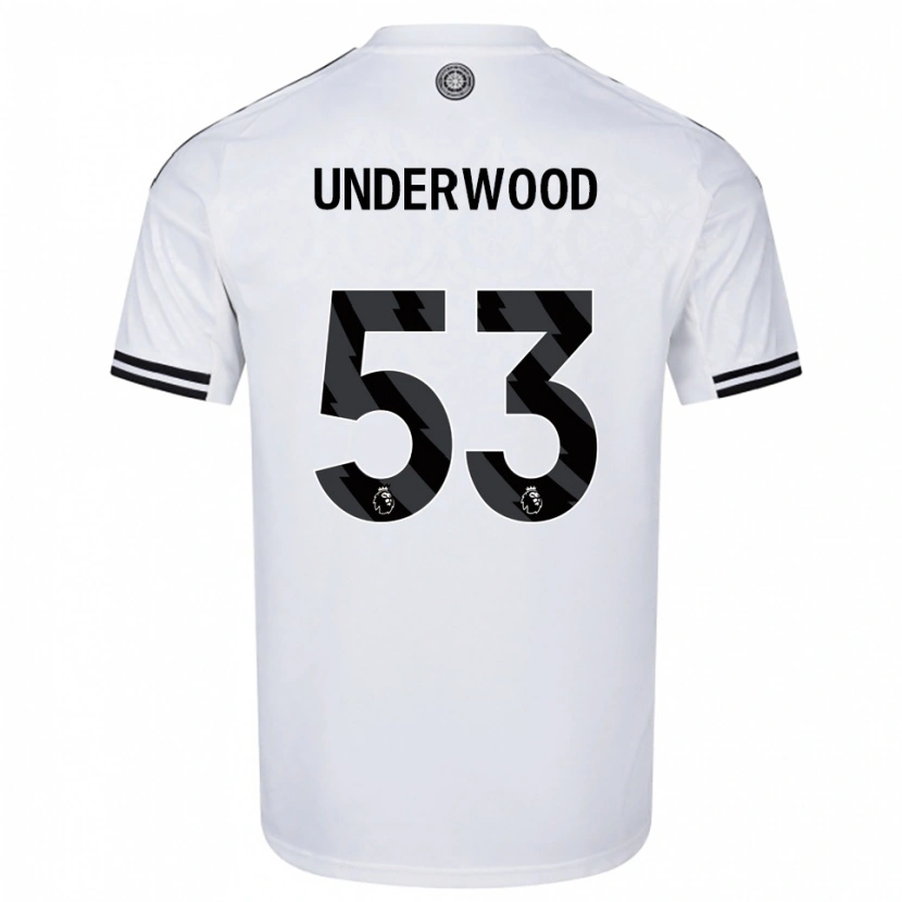 Danxen Mænd Marco Underwood #53 Hvid Sort Hjemmebane Spillertrøjer 2025/26 Trøje T-Shirt