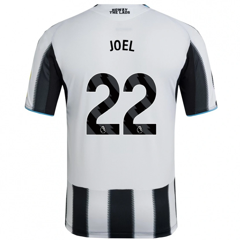 Danxen Mænd Lois Joel #22 Sort Hvid Hjemmebane Spillertrøjer 2025/26 Trøje T-Shirt