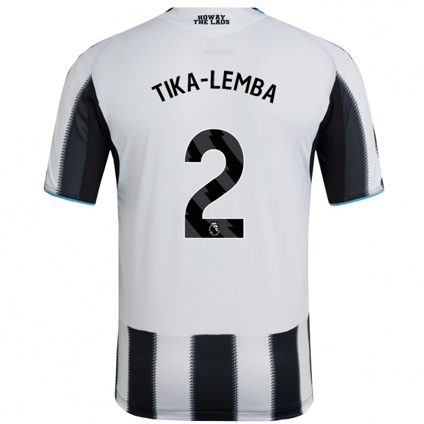 Danxen Mænd Ezra Tika-Lemba #2 Sort Hvid Hjemmebane Spillertrøjer 2025/26 Trøje T-Shirt