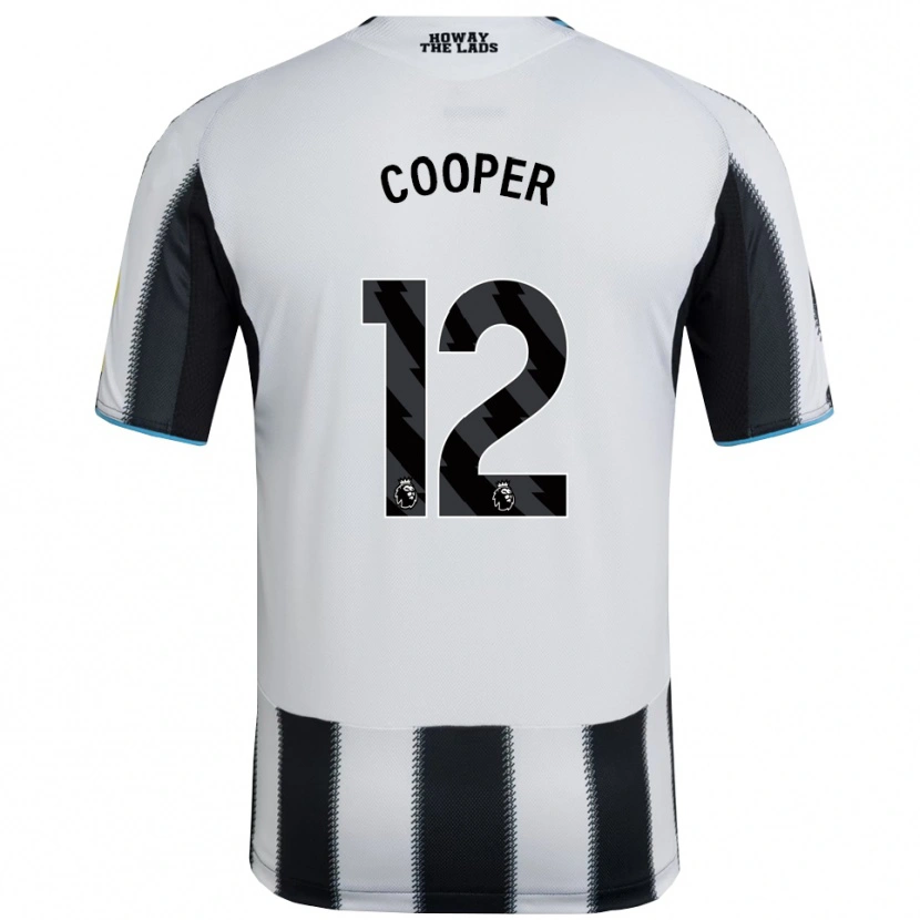 Danxen Mænd Deanna Cooper #12 Sort Hvid Hjemmebane Spillertrøjer 2025/26 Trøje T-Shirt