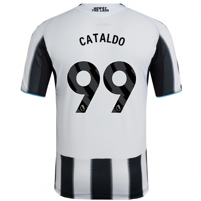 Danxen Mænd Lia Cataldo #99 Sort Hvid Hjemmebane Spillertrøjer 2025/26 Trøje T-Shirt