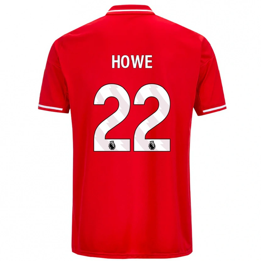 Danxen Mænd Casey Howe #22 Rød Hvid Hjemmebane Spillertrøjer 2025/26 Trøje T-Shirt