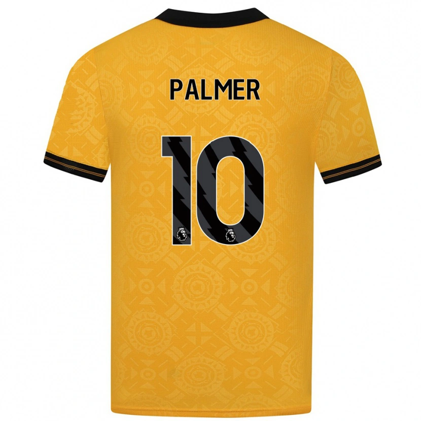 Danxen Mænd Jamila Palmer #10 Gul Sort Hjemmebane Spillertrøjer 2025/26 Trøje T-Shirt