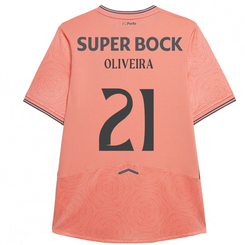 Danxen Mænd Gonçalo Oliveira #21 Pink Navy Udebane Spillertrøjer 2025/26 Trøje T-Shirt