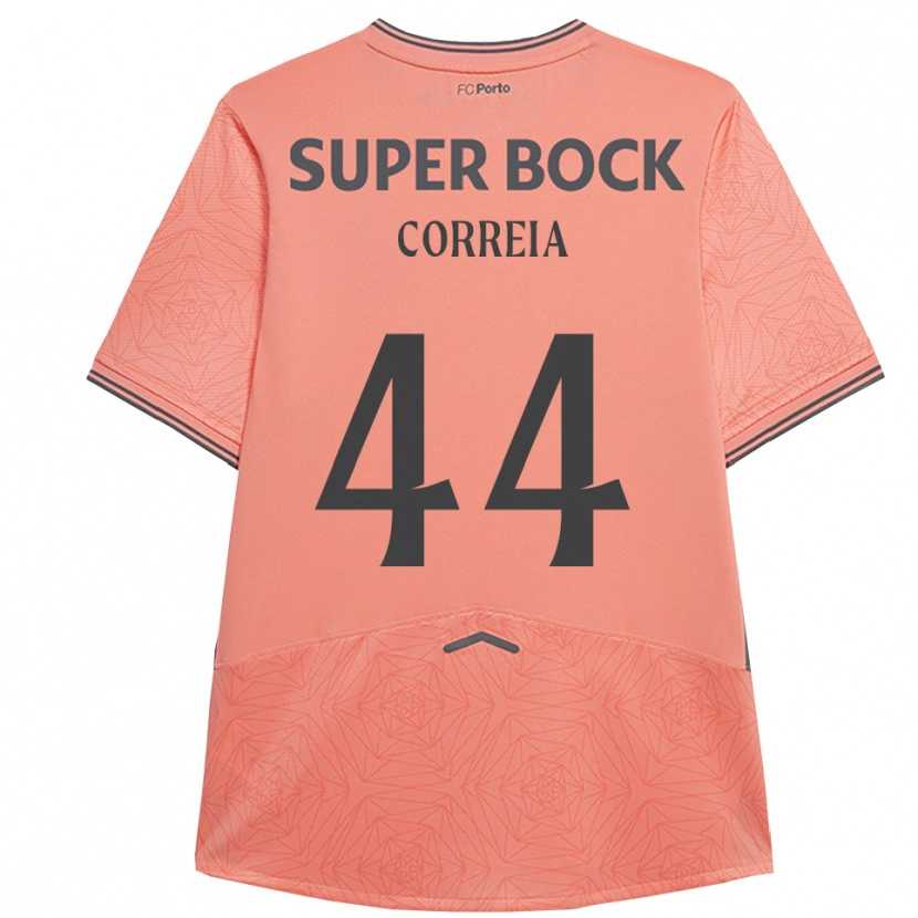 Danxen Mænd Romain Correia #44 Pink Navy Udebane Spillertrøjer 2025/26 Trøje T-Shirt