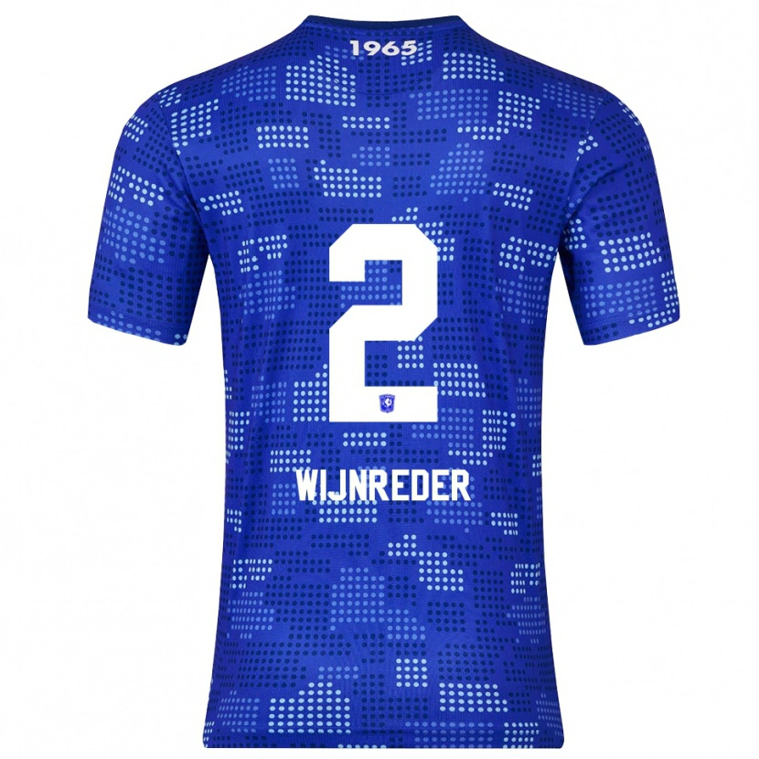 Danxen Mænd Jeppe Wijnreder #2 Blå Himmelblå Udebane Spillertrøjer 2025/26 Trøje T-Shirt