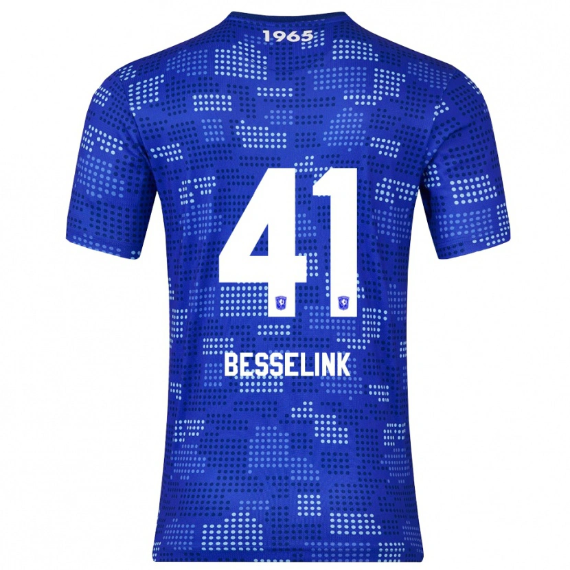 Danxen Mænd Gijs Besselink #41 Blå Himmelblå Udebane Spillertrøjer 2025/26 Trøje T-Shirt