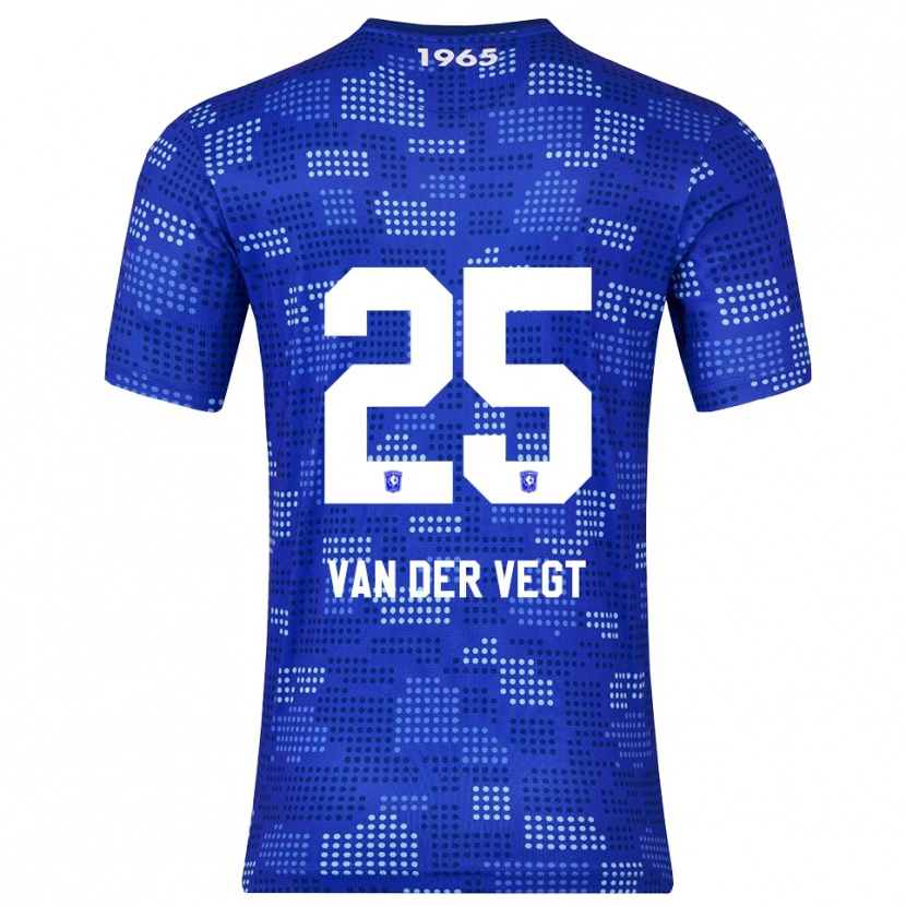 Danxen Mænd Imre Van Der Vegt #25 Blå Himmelblå Udebane Spillertrøjer 2025/26 Trøje T-Shirt