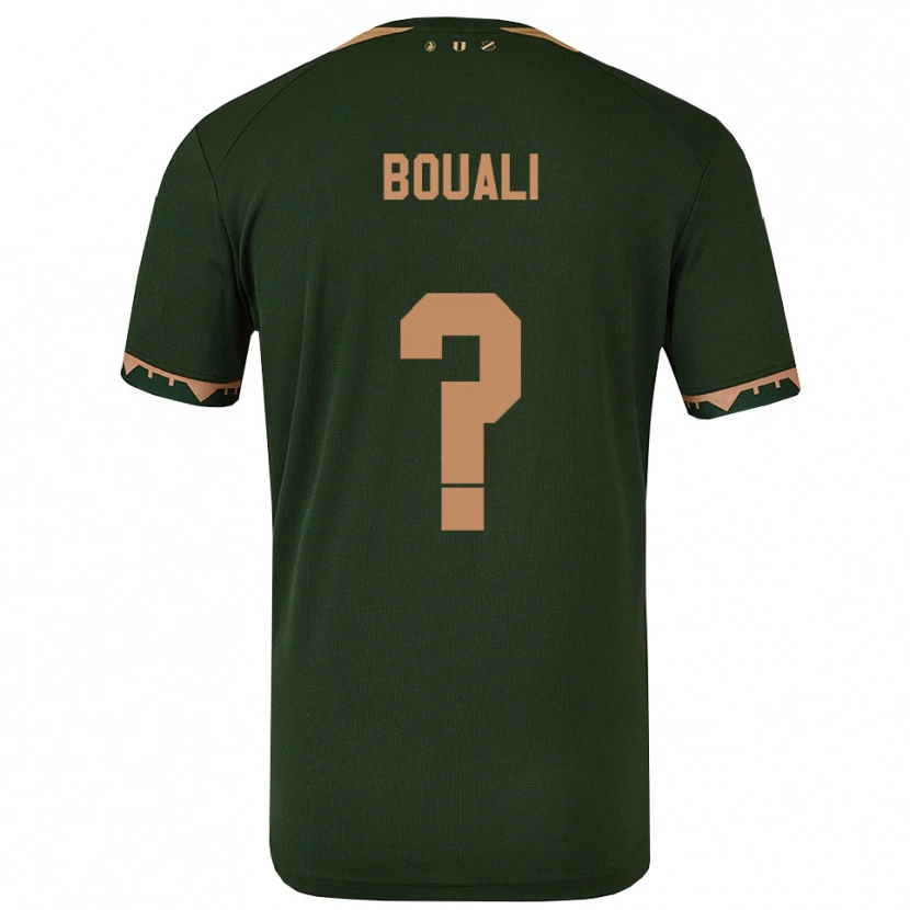 Danxen Mænd Zakaria Bouali #0 Grøn Guld Udebane Spillertrøjer 2025/26 Trøje T-Shirt