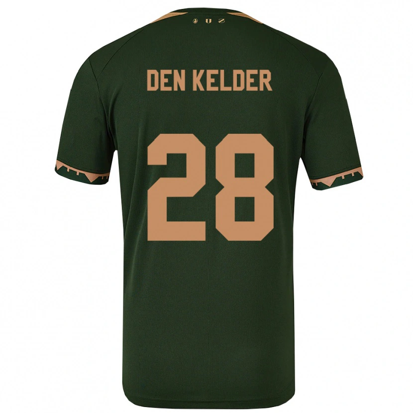 Danxen Mænd Gera Op Den Kelder #28 Grøn Guld Udebane Spillertrøjer 2025/26 Trøje T-Shirt
