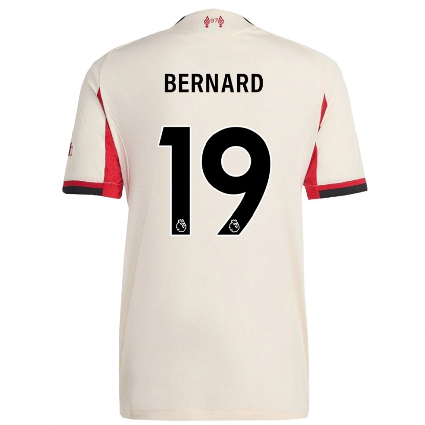 Danxen Mænd Dj Bernard #19 Hvid Sort Udebane Spillertrøjer 2025/26 Trøje T-Shirt