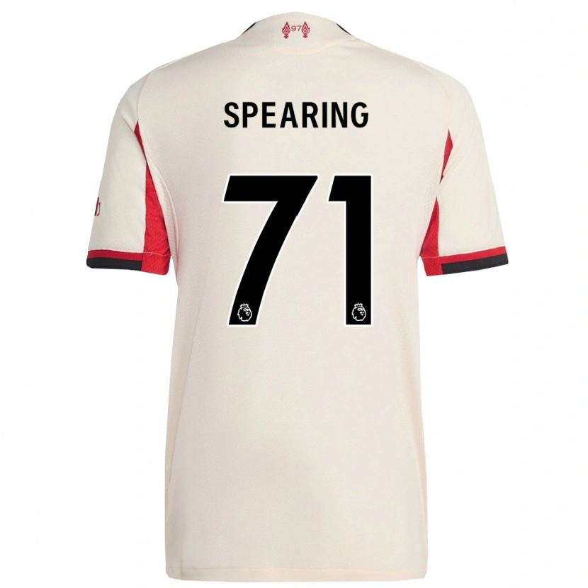 Danxen Mænd Jay Spearing #71 Hvid Sort Udebane Spillertrøjer 2025/26 Trøje T-Shirt