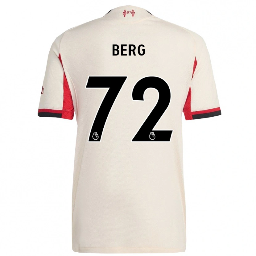 Danxen Mænd Sepp Van Den Berg #72 Hvid Sort Udebane Spillertrøjer 2025/26 Trøje T-Shirt