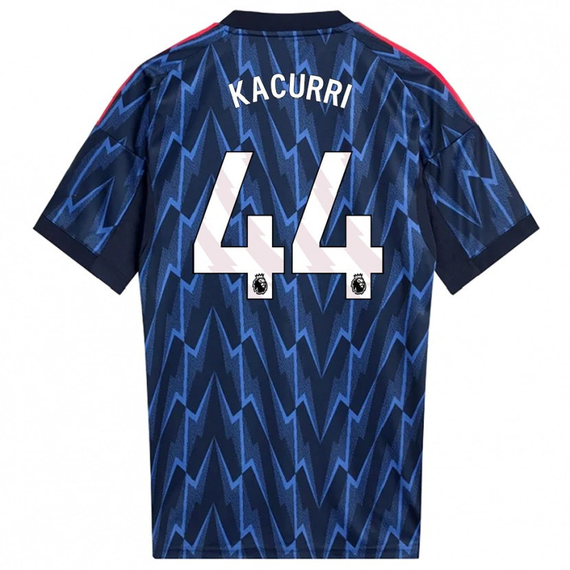 Danxen Mænd Maldini Kacurri #44 Navy Rød Udebane Spillertrøjer 2025/26 Trøje T-Shirt