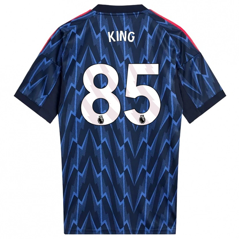 Danxen Mænd Josiah King #85 Navy Rød Udebane Spillertrøjer 2025/26 Trøje T-Shirt