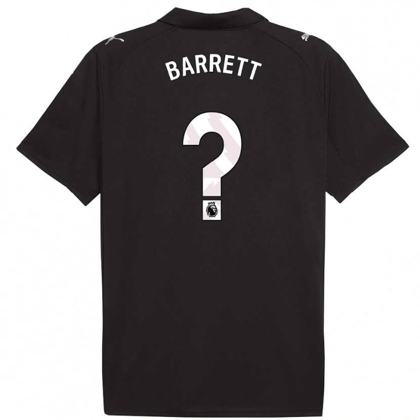 Danxen Mænd Marlow Barrett #0 Sort Hvid Udebane Spillertrøjer 2025/26 Trøje T-Shirt