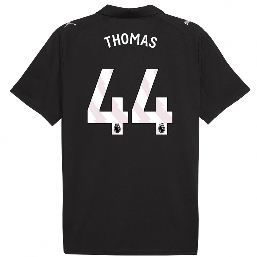 Danxen Mænd Codie Thomas #44 Sort Hvid Udebane Spillertrøjer 2025/26 Trøje T-Shirt