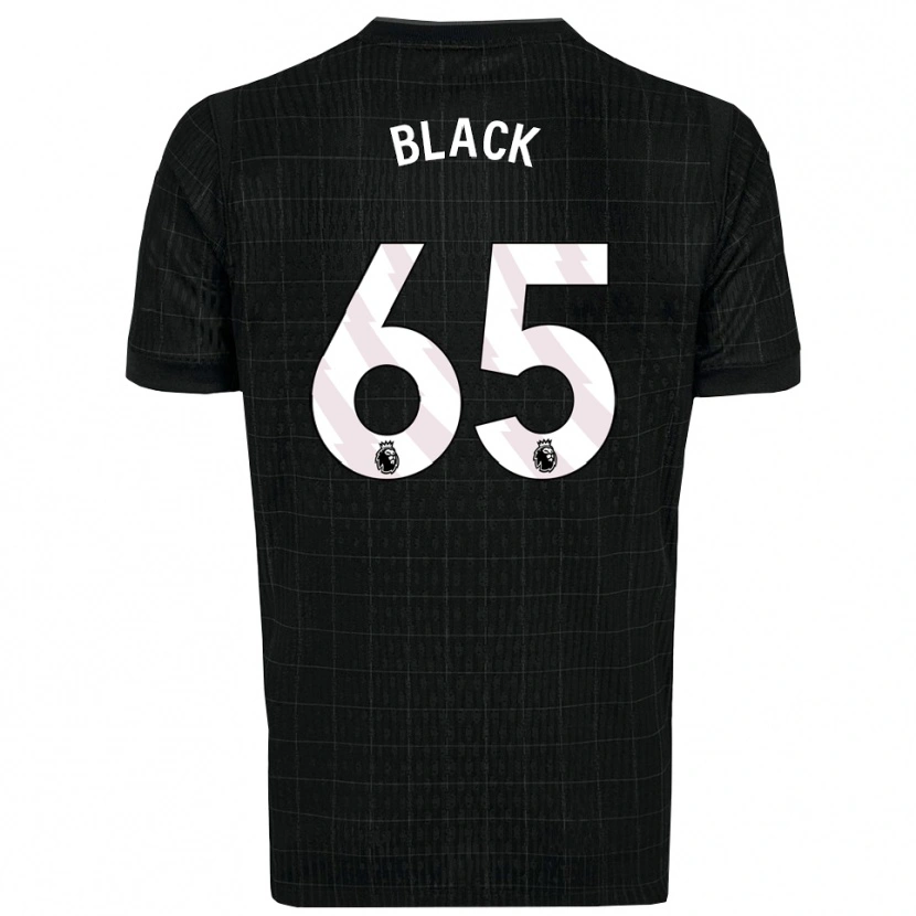 Danxen Mænd Leo Black #65 Sort Grå Udebane Spillertrøjer 2025/26 Trøje T-Shirt