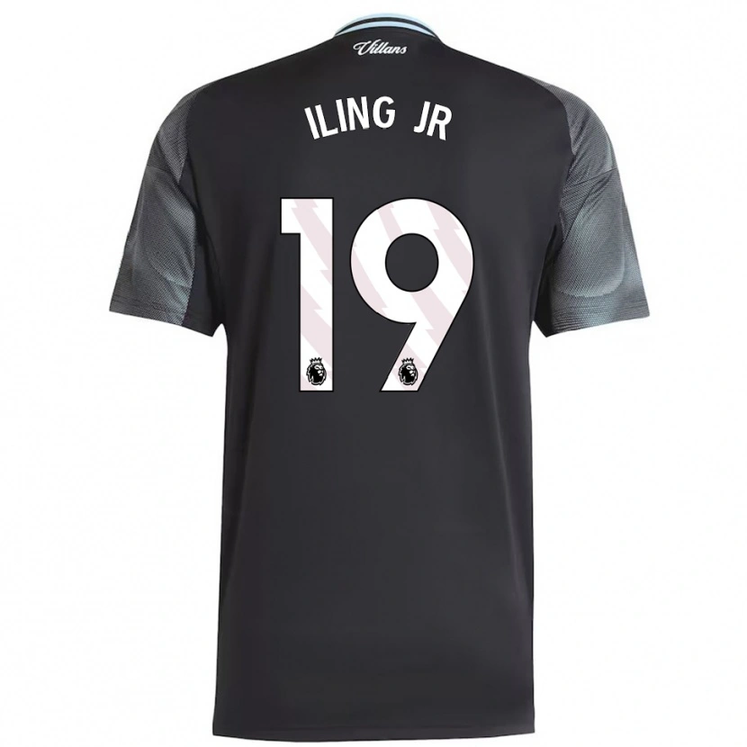 Danxen Mænd Samuel Iling-Junior #19 Sort Himmelblå Udebane Spillertrøjer 2025/26 Trøje T-Shirt