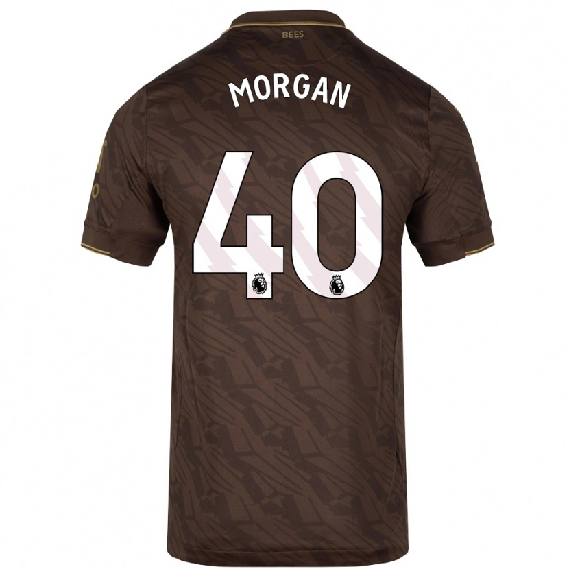 Danxen Mænd Iwan Morgan #40 Brun Guld Udebane Spillertrøjer 2025/26 Trøje T-Shirt