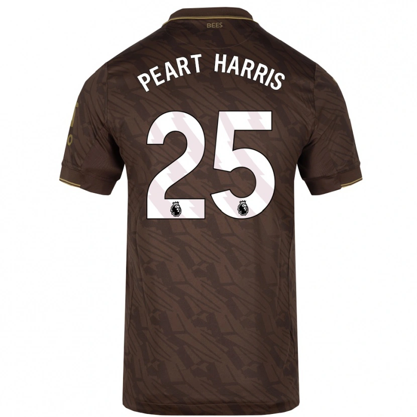 Danxen Mænd Myles Peart-Harris #25 Brun Guld Udebane Spillertrøjer 2025/26 Trøje T-Shirt