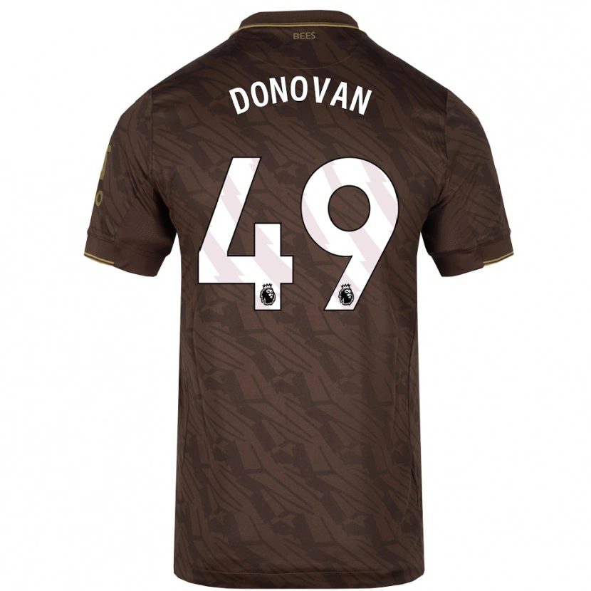 Danxen Mænd Romelle Donovan #49 Brun Guld Udebane Spillertrøjer 2025/26 Trøje T-Shirt