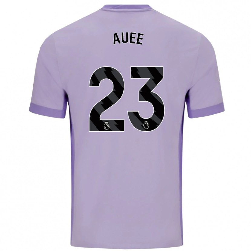 Danxen Mænd Marit Auée #23 Taro Lilla Hvid Udebane Spillertrøjer 2025/26 Trøje T-Shirt