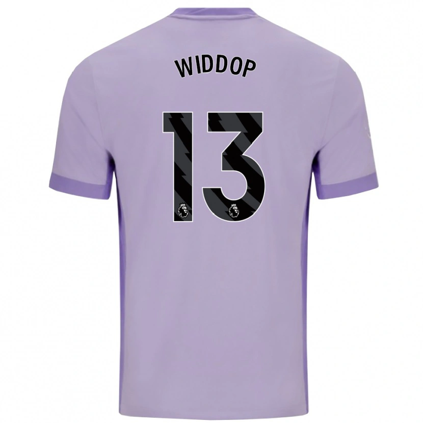 Danxen Mænd Fraser Widdop #13 Taro Lilla Hvid Udebane Spillertrøjer 2025/26 Trøje T-Shirt