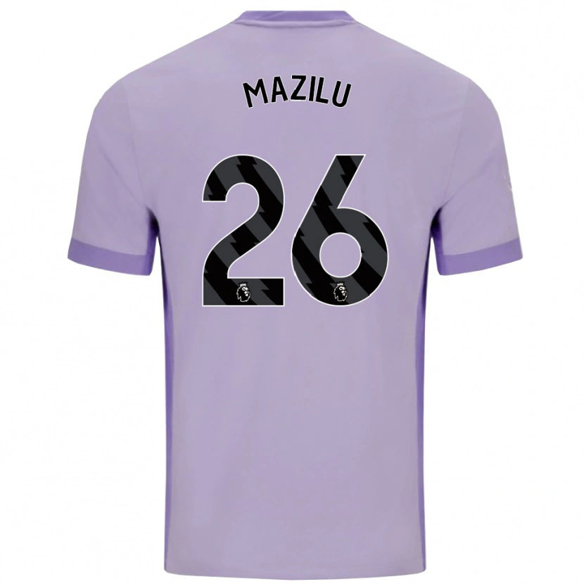 Danxen Mænd Adrian Mazilu #26 Taro Lilla Hvid Udebane Spillertrøjer 2025/26 Trøje T-Shirt