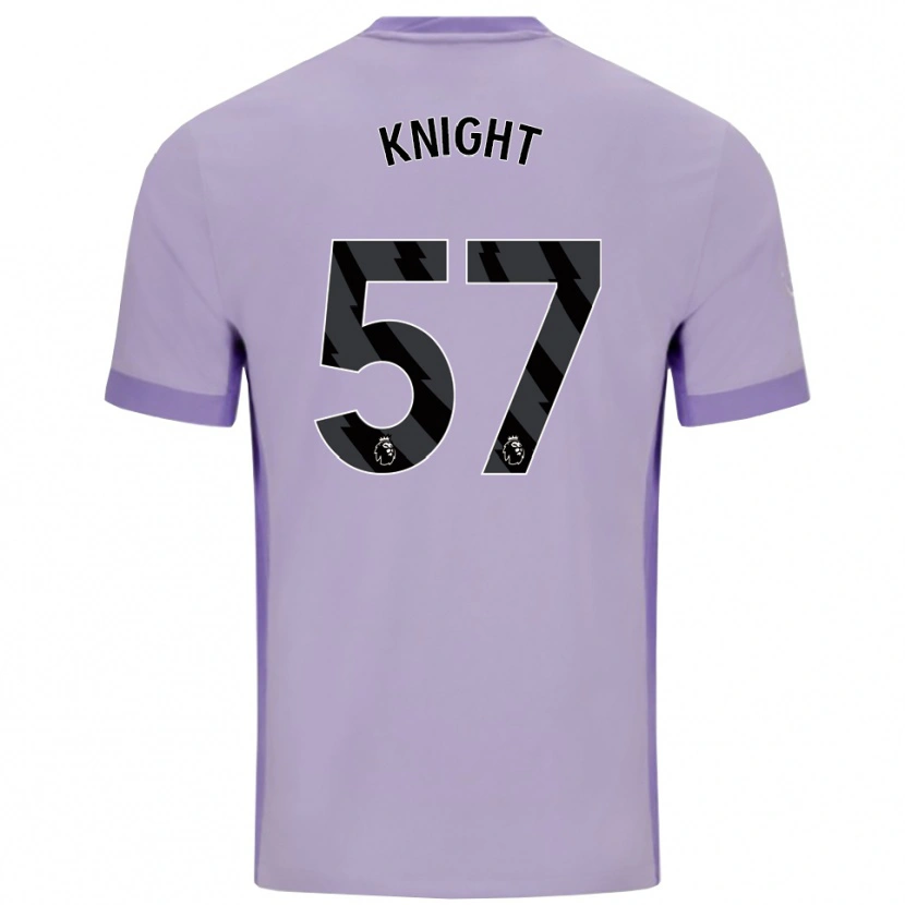 Danxen Mænd Joe Knight #57 Taro Lilla Hvid Udebane Spillertrøjer 2025/26 Trøje T-Shirt