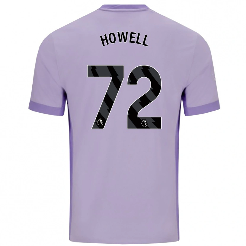 Danxen Mænd Harry Howell #72 Taro Lilla Hvid Udebane Spillertrøjer 2025/26 Trøje T-Shirt