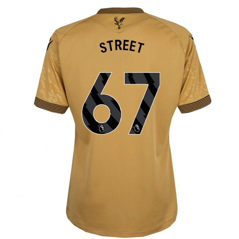 Danxen Mænd Rob Street #67 Guld Sort Udebane Spillertrøjer 2025/26 Trøje T-Shirt
