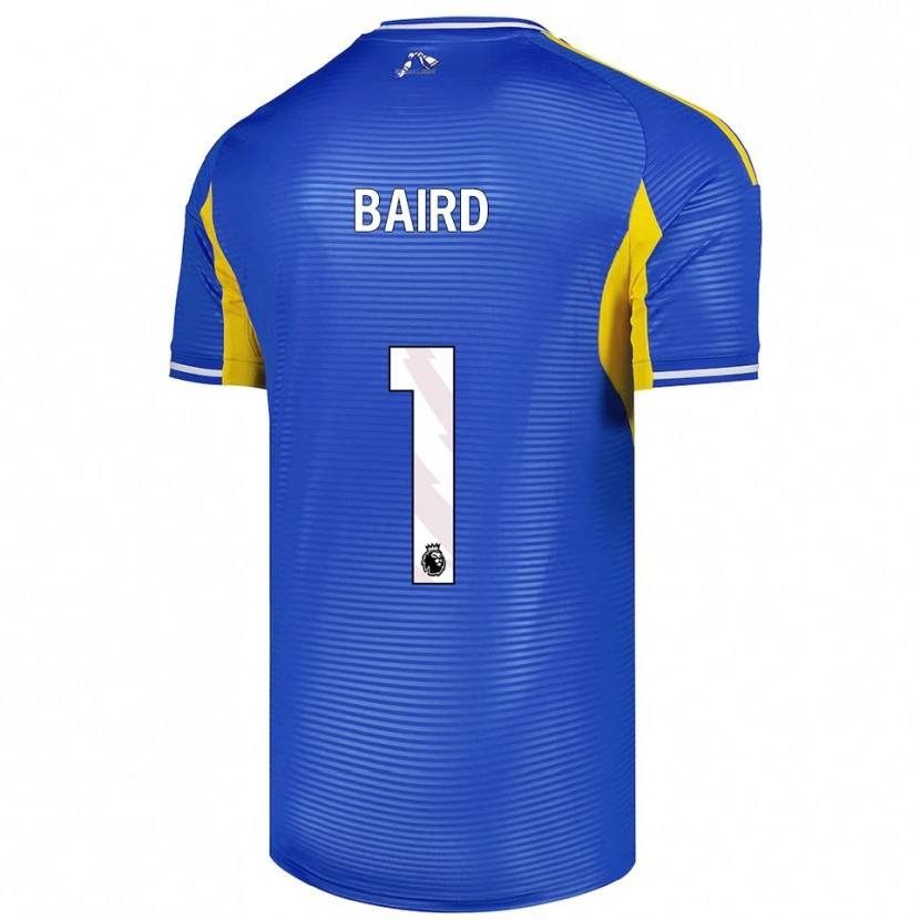 Danxen Mænd Alex Baird #1 Blå Gul Udebane Spillertrøjer 2025/26 Trøje T-Shirt