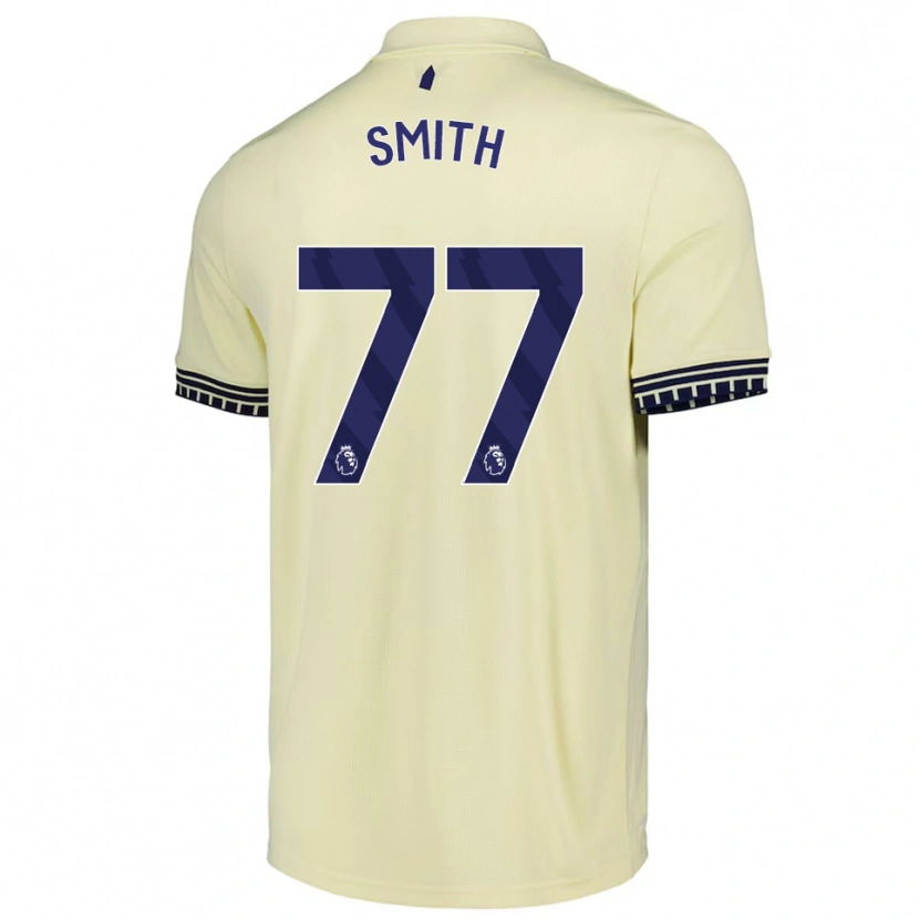 Danxen Mænd Odin Samuels-Smith #77 Off White Sort Udebane Spillertrøjer 2025/26 Trøje T-Shirt
