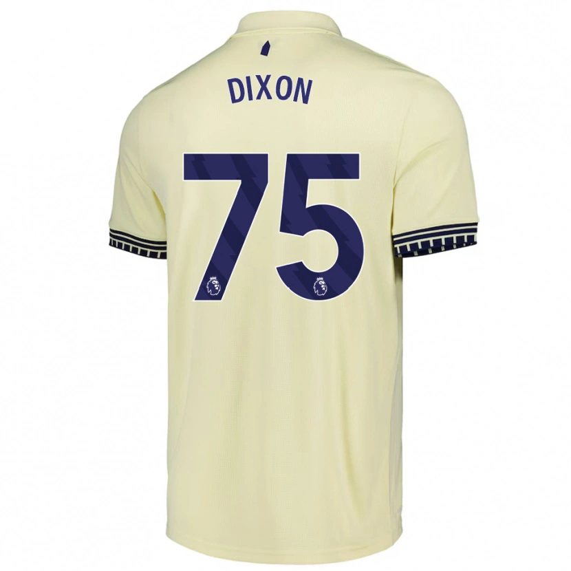 Danxen Mænd Roman Dixon #75 Off White Sort Udebane Spillertrøjer 2025/26 Trøje T-Shirt