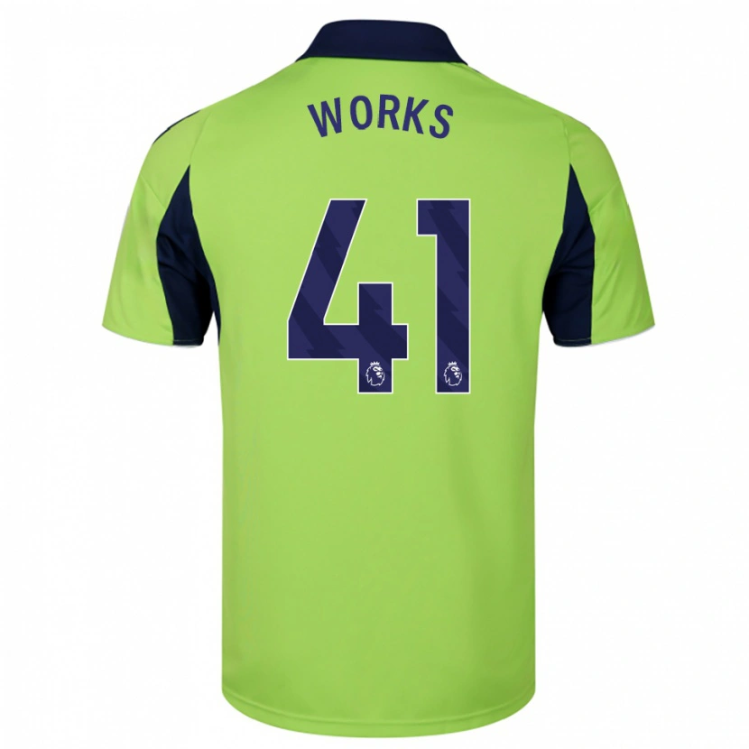 Danxen Mænd Terrell Works #41 Grøn Navy Hvid Udebane Spillertrøjer 2025/26 Trøje T-Shirt