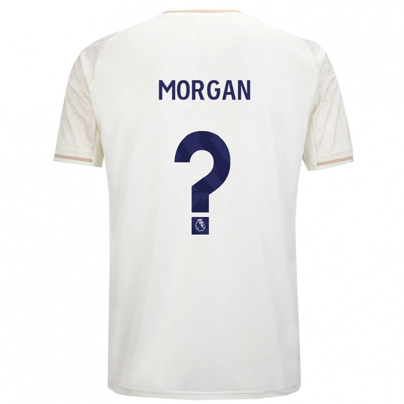 Danxen Mænd Elijah Morgan #0 Off White Sort Udebane Spillertrøjer 2025/26 Trøje T-Shirt