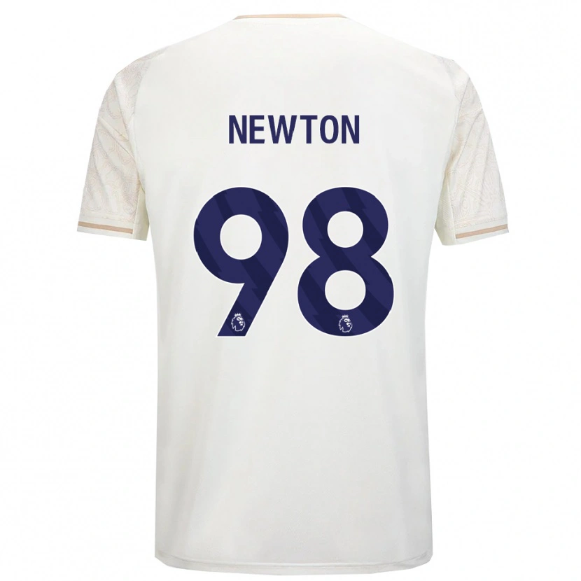Danxen Mænd Jamie Newton #98 Off White Sort Udebane Spillertrøjer 2025/26 Trøje T-Shirt